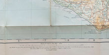 Load image into Gallery viewer, Ordnance Survey Road Map of the Isle of Wight and Portsmouth Published in 1914
