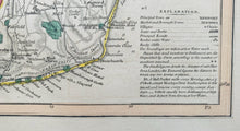 Load image into Gallery viewer, Dugdale &amp; Archer C1845 Antique Map. Isle of Wight

