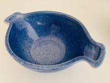 Load image into Gallery viewer, 4 Bright Blue Vintage half pint Soup Bowls from Joe Lester Island Pottery Studio 1953-1978
