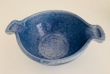 Load image into Gallery viewer, 4 Bright Blue Vintage half pint Soup Bowls from Joe Lester Island Pottery Studio 1953-1978
