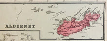 Load image into Gallery viewer, Large Antique Map of The Channel Islands - G.W. Bacon, 1884 - The Seaview Collection
