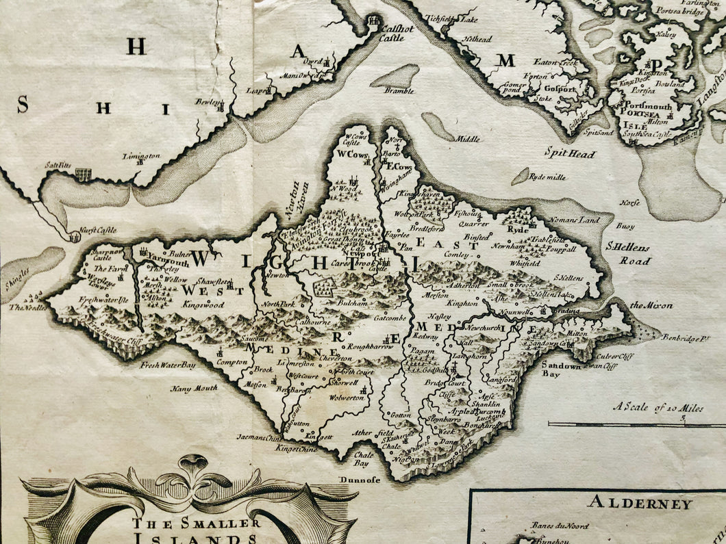 The Smaller Islands in the British Ocean, by Robert Morden, c. 1695-1753