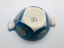 Load image into Gallery viewer, 4 Bright Blue Vintage half pint Soup Bowls from Joe Lester Island Pottery Studio 1953-1978
