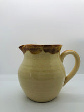 Load image into Gallery viewer, Beautiful Vintage Donald Beckley Oatmeal and Brown Jug, Seaview Pottery IOW c.1972
