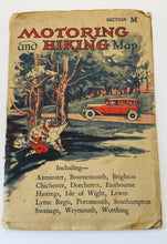 Load image into Gallery viewer, Vintage Motoring And Hiking Map of the Isle of Wight and the South East of England - The Seaview Collection
